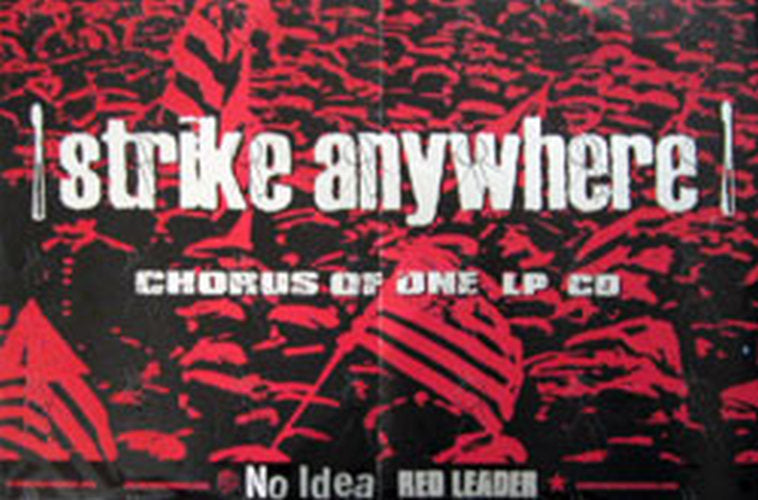 STRIKE ANYWHERE - &#39;Chorus Of One&#39; Album Poster - 1