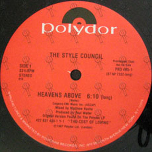 STYLE COUNCIL-- THE - Heavens Above - 2