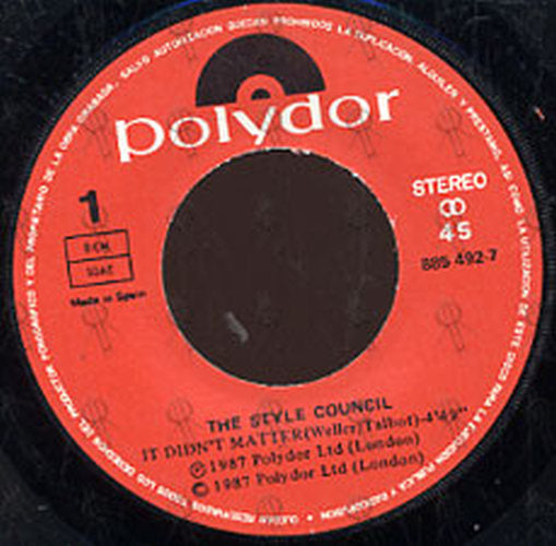 STYLE COUNCIL-- THE - It Didn&#39;t Matter - 3