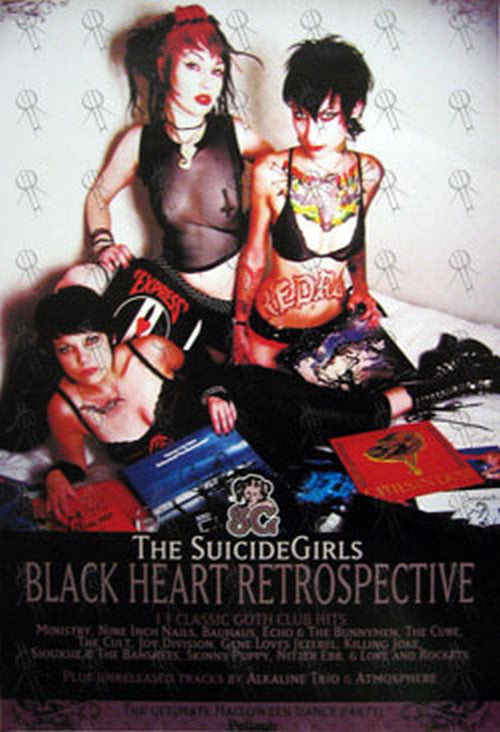 SUICIDE GIRLS - &#39;Black Heart Retrospective&#39; Compilation Poster - 1