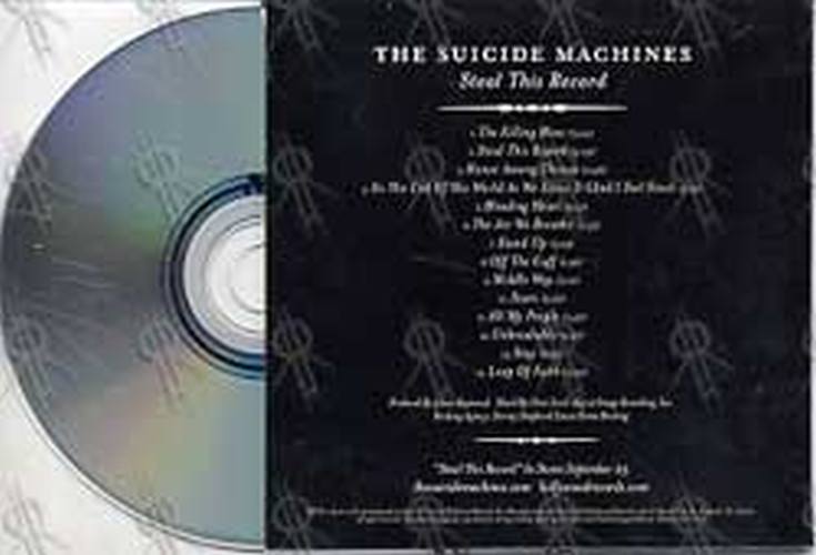 SUICIDE MACHINES-- THE - Steal This Record - 2