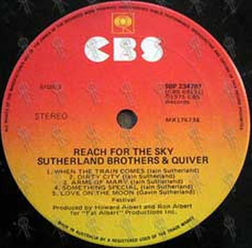 SUTHERLAND BROTHERS &amp; QUIVER - Reach For The Sky - 3