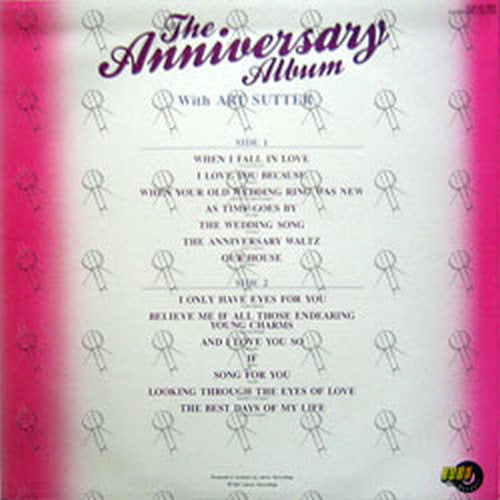 SUTTER-- ART - The Anniversary Album With Art Sutter - 2