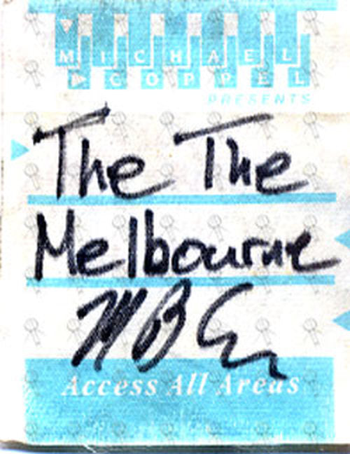 THE-- THE - Melbourne Access All Areas Cloth Sticker Pass - 1