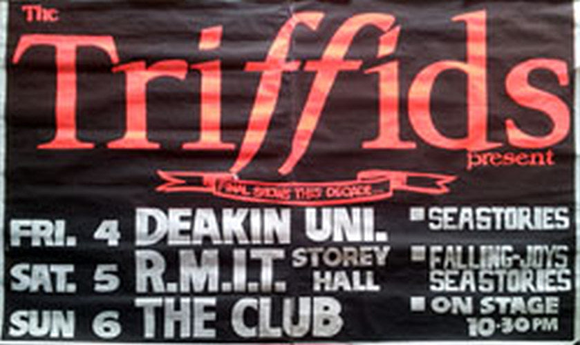 TRIFFIDS-- THE - Victorian Tour - August 1989 Shows - 1