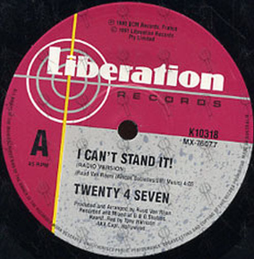 TWENTY 4 SEVEN|CAPT. HOLLYWOOD - I Can&#39;t Stand It! - 3