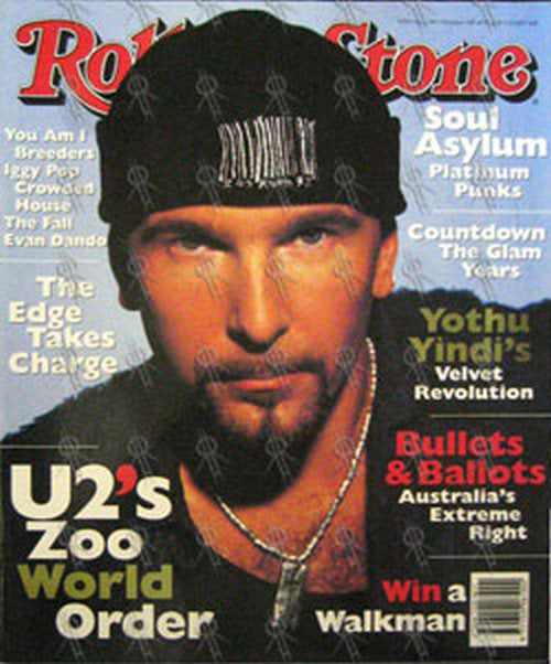 U2 - &#39;Rolling Stone&#39; - November 1993 - The Edge On Cover - 1