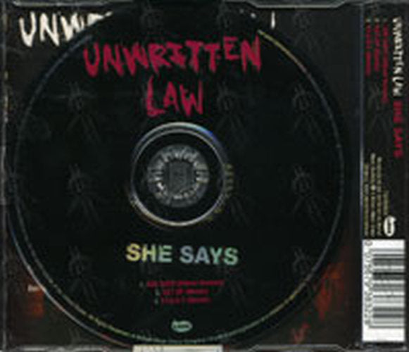 UNWRITTEN LAW - She Says - 2