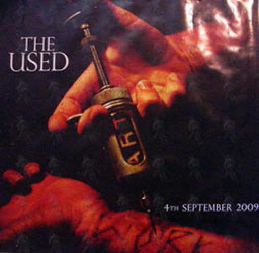 USED-- THE - &#39;Art&#39; Album Promo Poster - 1