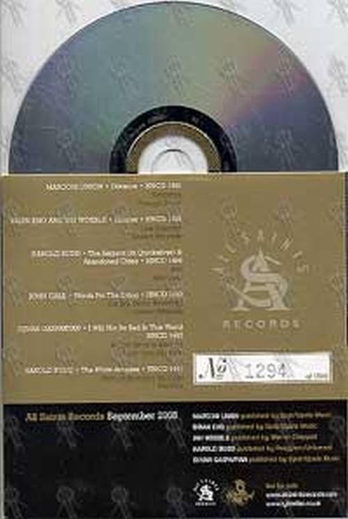 VARIOUS ARTISTS - All Saints Records September 2005 - 2