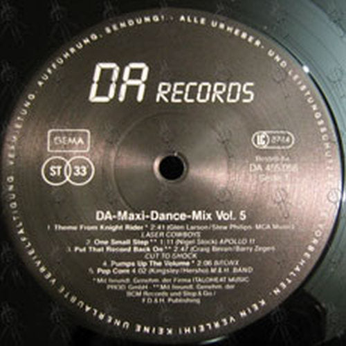 VARIOUS ARTISTS - Da Maxi - Dance - Mix Vol.5 - 3