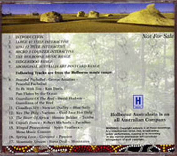 VARIOUS ARTISTS - Holbrone Australasia Cd Inforamtion Kit - 2