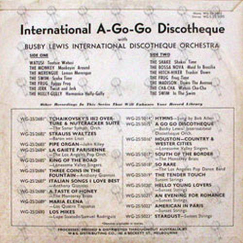 VARIOUS ARTISTS - International A Go Go Discotheque - 2