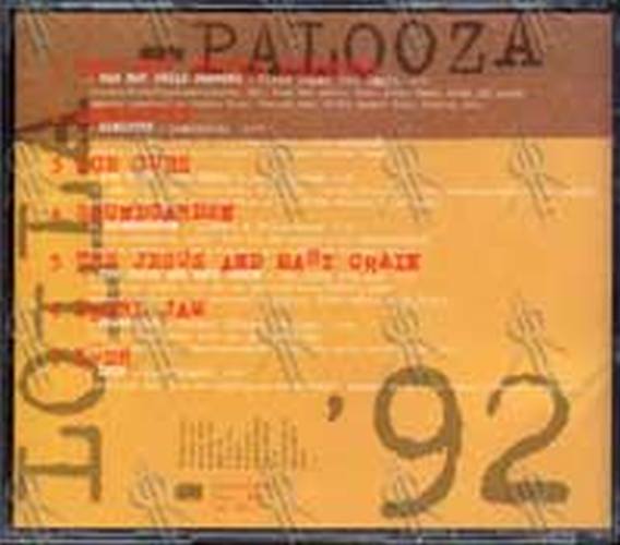 VARIOUS ARTISTS - Lollapalooza &#39;92 - 2