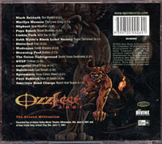 VARIOUS ARTISTS - Ozzfest 2001: The Second Millennium - 2