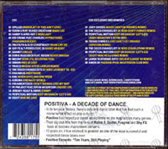 VARIOUS ARTISTS - Positiva - A Decade Of Dance - 2