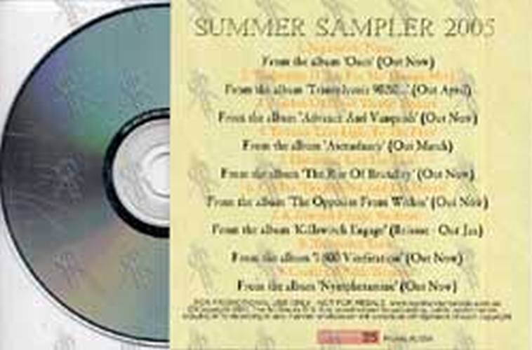 VARIOUS ARTISTS - Roadrunner Records Summer Sampler 2005 - 2