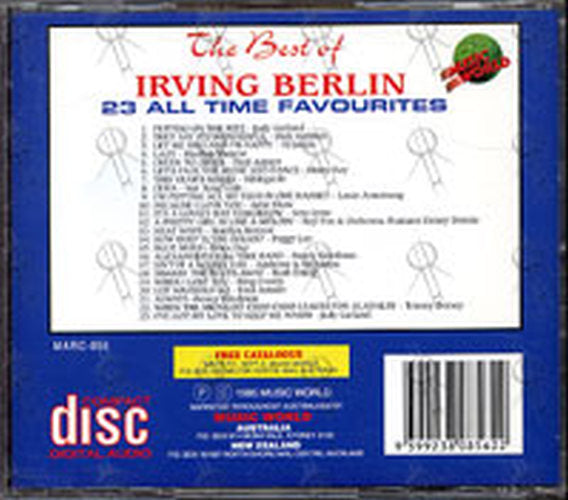 VARIOUS ARTISTS - The Best Of Irving Berlin: 23 All Time Favourites - 2