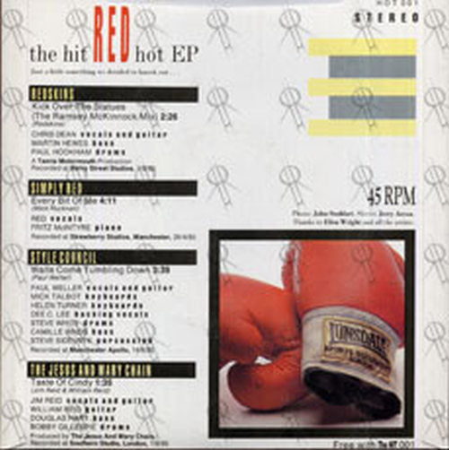 VARIOUS ARTISTS - &#39;The Hit&#39; Red Hot 4 Track Vinyl EP - 2