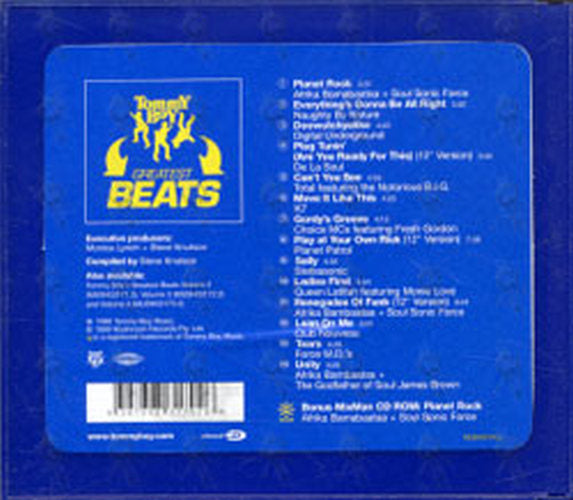 VARIOUS ARTISTS - Tommy Boy - Greatest Beats Volume 1 - 2