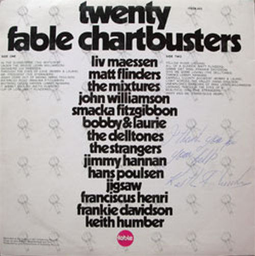 VARIOUS ARTISTS - Twenty Fable Chartbusters - 2