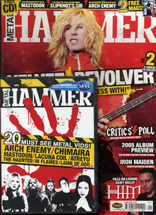 VELVET REVOLVER - &#39;Metal Hammer&#39; - January 2005 - Duff McKagan On Cover - 1