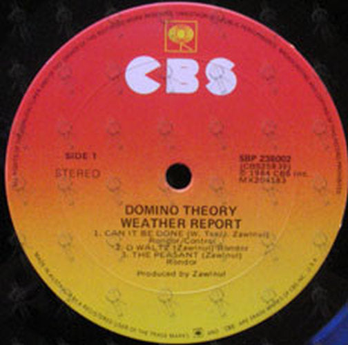 WEATHER REPORT - Domino Theory - 3