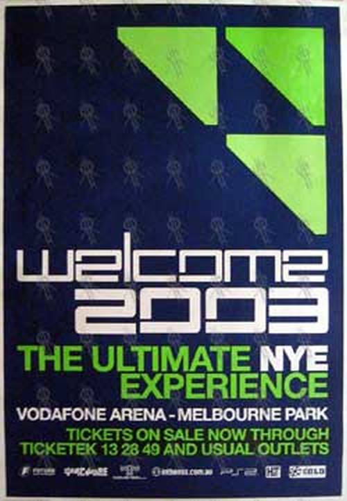 WELCOME - 'Welcome 2003