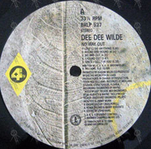 WILDE-- DEE DEE - No Way Out - 3