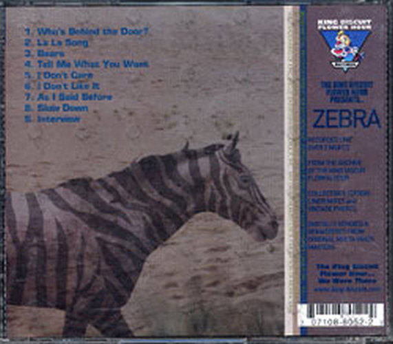 ZEBRA - King Biscuit Flower Hour - 2